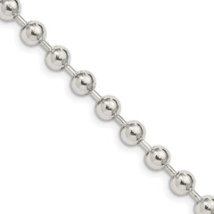 Sterling Silver 5mm Beaded ChainQK84