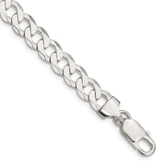 Sterling Silver 7.5mm Flat Curb Chain QLB200-8