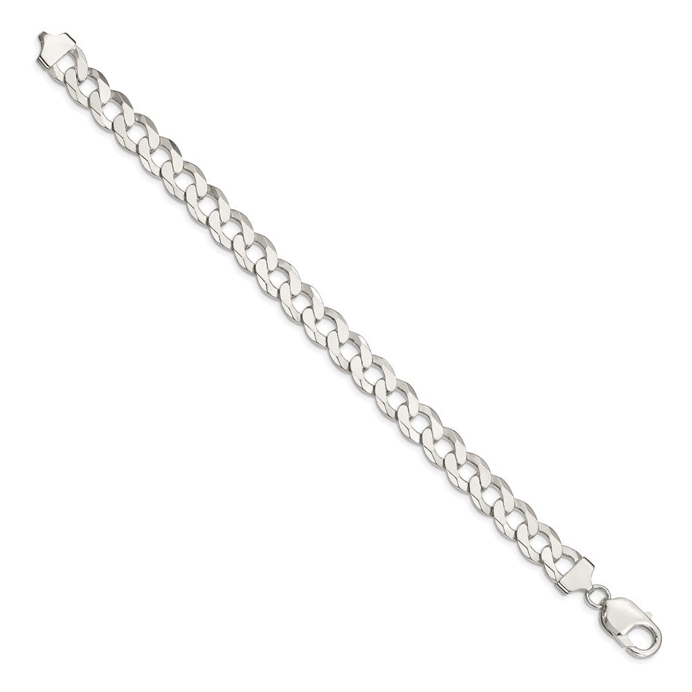 Sterling Silver 9.75mm Flat Curb Chain QLB250-8