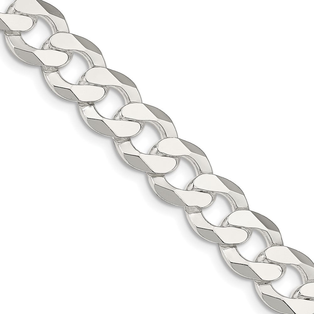 Sterling Silver 14mm Flat Curb ChainQLB350