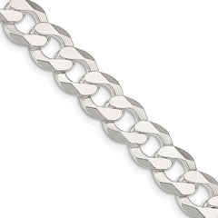 Sterling Silver 14mm Flat Curb ChainQLB350