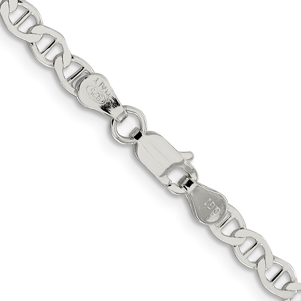 Sterling Silver 4mm Flat Anchor ChainQLFA080