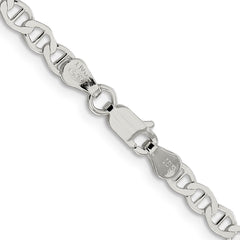 Sterling Silver 4mm Flat Anchor ChainQLFA080