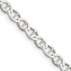 Sterling Silver 4mm Flat Anchor ChainQLFA080