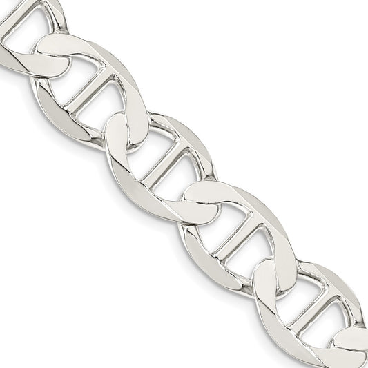 Sterling Silver 12.3mm Flat Anchor ChainQLFA250