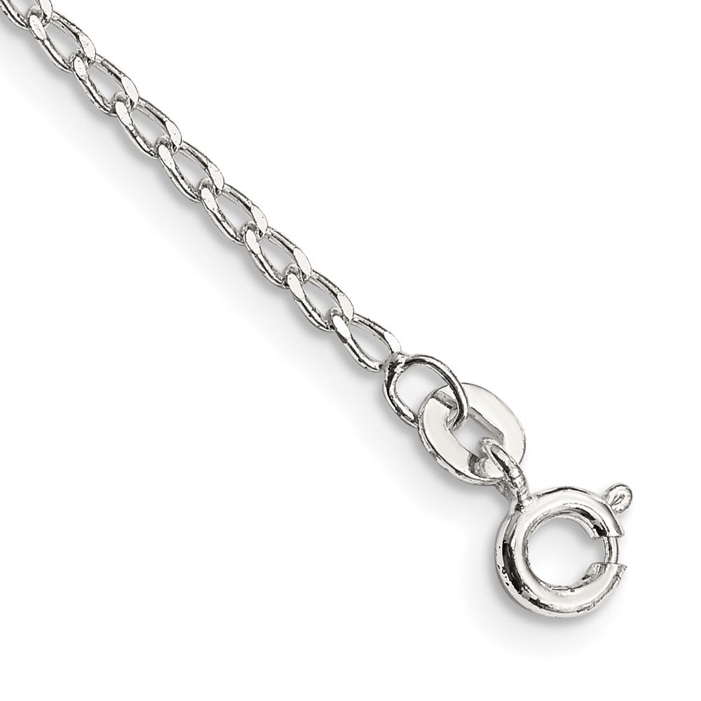 Sterling Silver 1.5mm Open Elongated Link Chain QLL050-8
