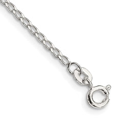 Sterling Silver 1.5mm Open Elongated Link Chain QLL050-8