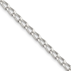 Sterling Silver 3.2mm Open Elongated Link ChainQLL100