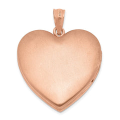 Sterling Silver Rose-tone Forever In My Heart Ash Holder Heart Locket QLS1002