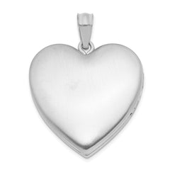 Sterling Silver Rhodium-plate God Has.. Diamond Ash Holder Heart Locket QLS1008