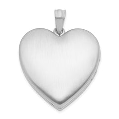 Sterling Silver Rhodium-plated Need You Close.. Ash Holder Heart Locket QLS1011