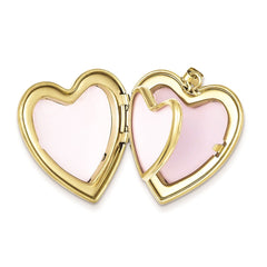 1/20 Gold Filled Grandma 23mm Enameled Family Heart Locket QLS118