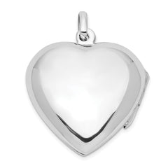 Sterling Silver I Love You Rose Heart Locket QLS819
