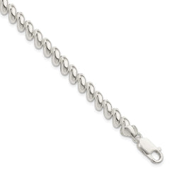 Sterling Silver 7mm San Marco Bracelet QM10-7.5