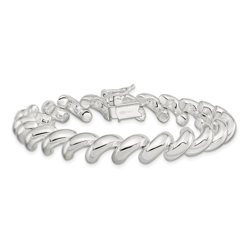 Sterling Silver 10mm San Marco Bracelet QM17-7