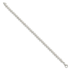 Sterling Silver 6mm San Marco Bracelet QM8-7.5