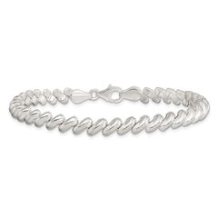 Sterling Silver 6mm San Marco Bracelet QM8-7.5