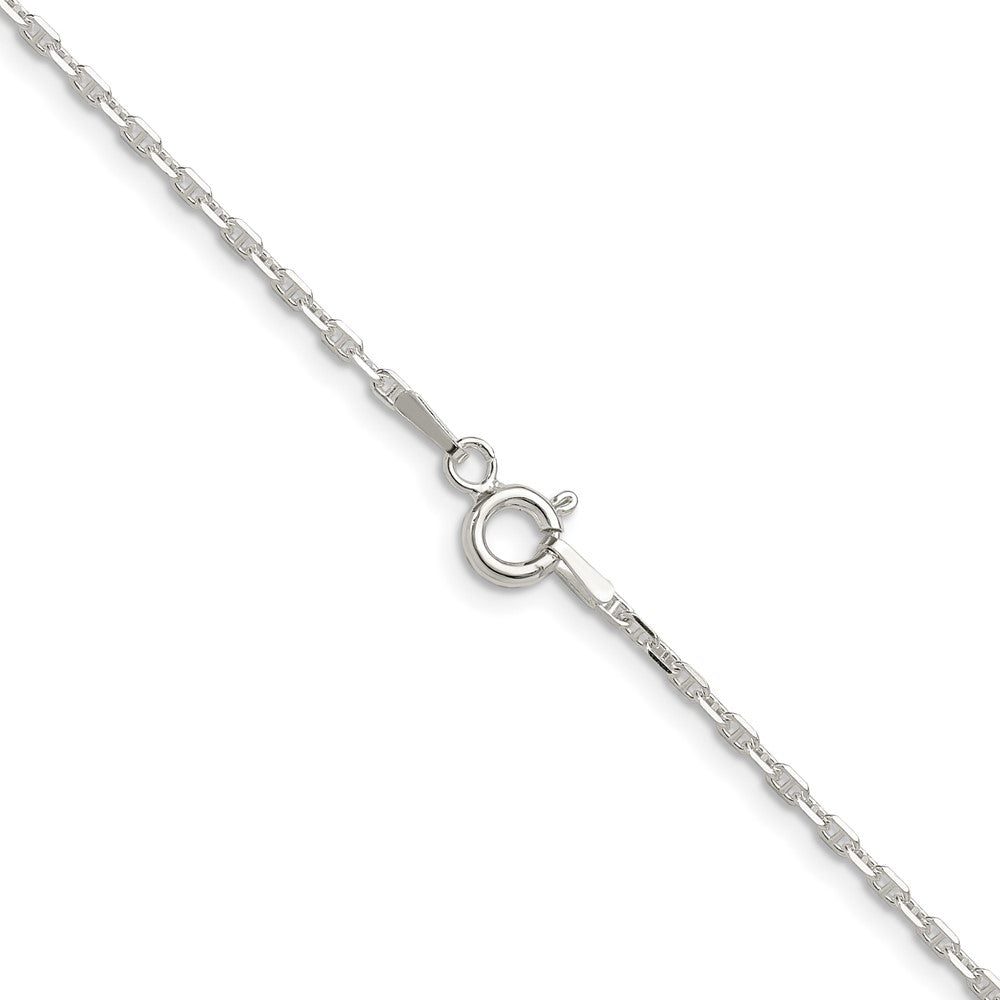 Sterling Silver Polished and D/C 1.75mm Mariner Link ChainQMA050