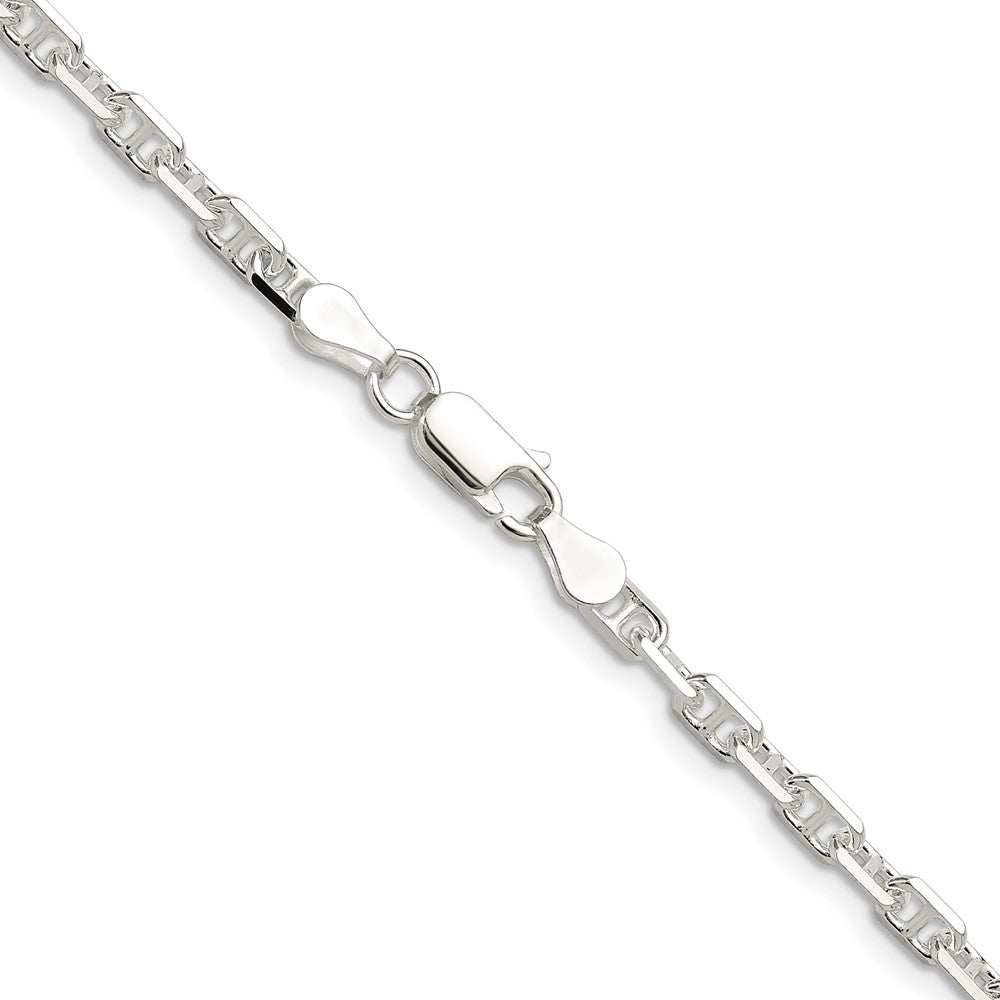 Sterling Silver Polished and D/C 3.75mm Mariner Link ChainQMA100