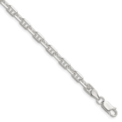 Sterling Silver Polished and D/C 4.75mm Mariner Link Chain QMA120-8