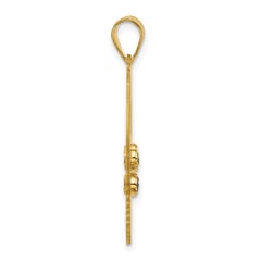 Sterling Silver/Gold-Plated 7 Birthstone with SS Bezel Easter Basket Pendan QMP1538_7GP--6