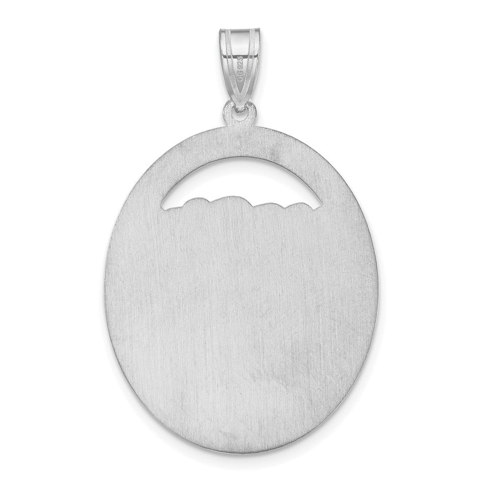 Sterling Silver/Rhod-plated 1 Birthstone with 14k Bezel Family Pendant QMP9_1G--6