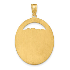 Sterling Silver/Gold-plated 1 Birthstone with SS Bezel Family Pendant QMP9_1GP--6