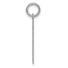 Sterling/Silver Rhodium-plated Polished Number 11 Charm QMS11