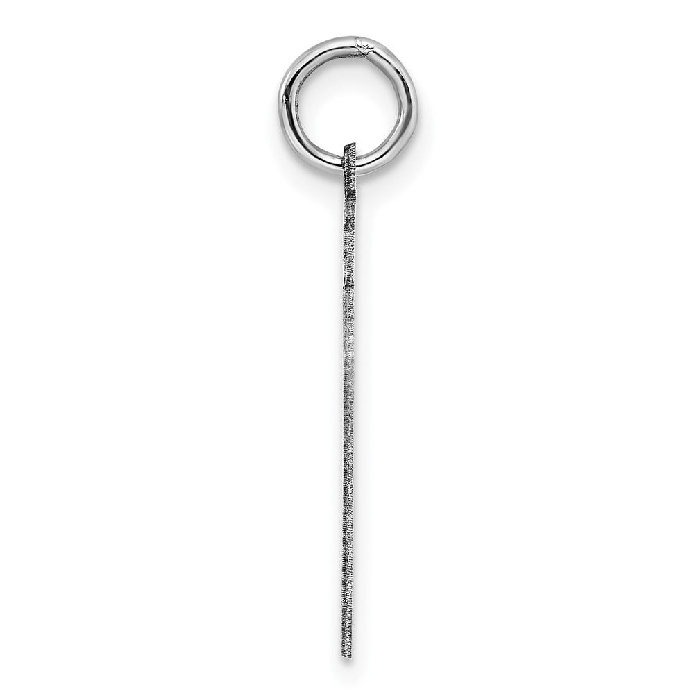 Sterling/Silver Rhodium-plated Polished Number 20 Charm QMS20