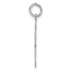 Sterling/Silver Rhodium-plated Polished Number 28 Charm QMS28