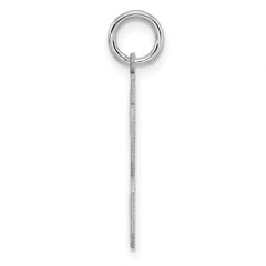 Sterling/Silver Rhodium-plated Polished Number 33 Charm QMS33