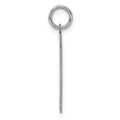 Sterling/Silver Rhodium-plated Polished Number 41 Charm QMS41
