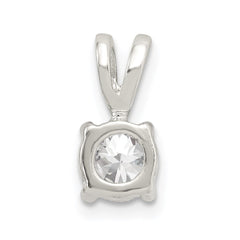 Sterling Silver CZ Pendant QP14