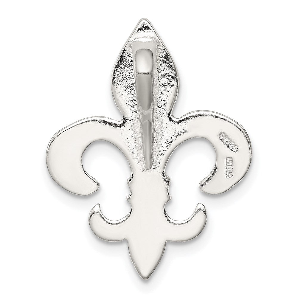 Sterling Silver Fleur De Lis Slide QP1961