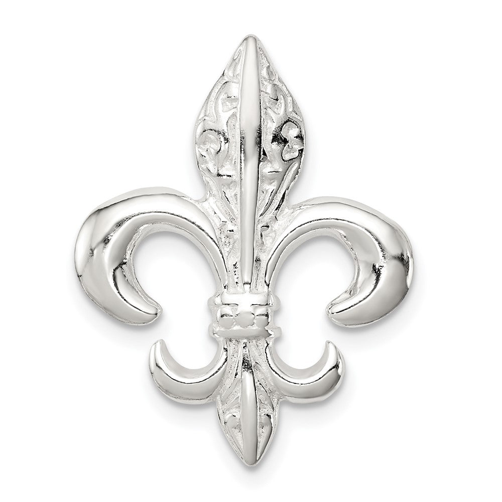 Sterling Silver Fleur De Lis Slide QP1961