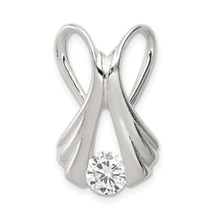 Sterling Silver CZ Slide QP313
