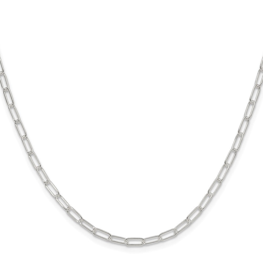 Sterling Silver Polished 2.9mm Paperclip ChainQPCL060