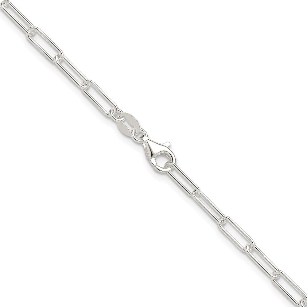Sterling Silver Polished 3.15mm Paperclip ChainQPCL080