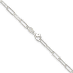 Sterling Silver Polished 3.15mm Paperclip ChainQPCL080