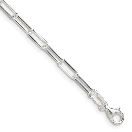 Sterling Silver Polished 3.15mm Paperclip ChainQPCL080