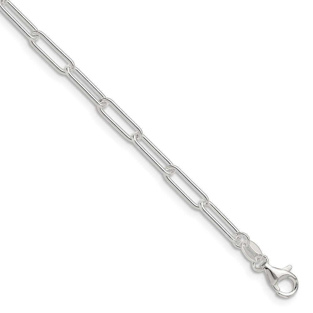 Sterling Silver Polished 3.5mm Paperclip Chain QPCL100-8