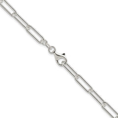 Sterling Silver Rhodium-plated Polished 4.5mm Paperclip ChainQPCL120R