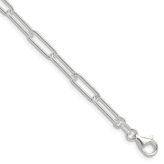 Sterling Silver Polished 4.5mm Paperclip ChainQPCL120