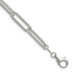 Sterling Silver Polished 6.5mm Paperclip ChainQPCL180