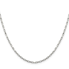 Sterling Silver 1.65mm Elongated Box ChainQPE13