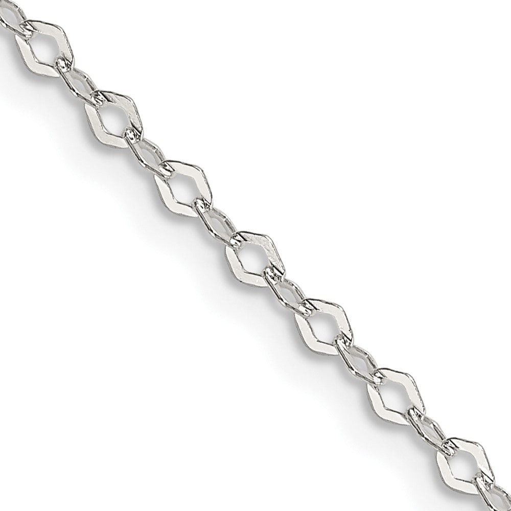 Sterling Silver 2.25mm Fancy Navette Link ChainQPE16
