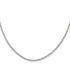 Sterling Silver 2mm Fancy Anchor Pendant ChainQPE17
