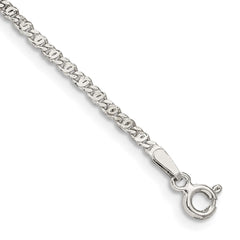 Sterling Silver 2mm Fancy Anchor Pendant Chain QPE17-8