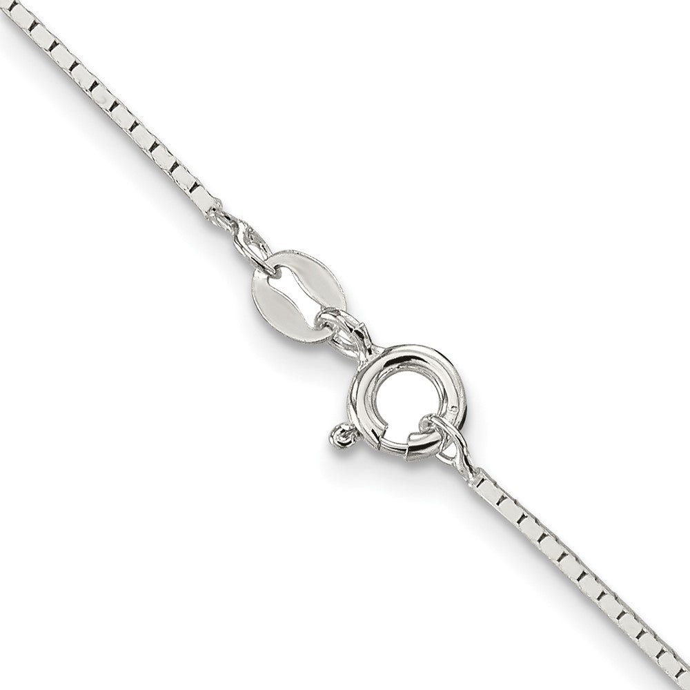 Sterling Silver 1mm Mirror Box ChainQPE23