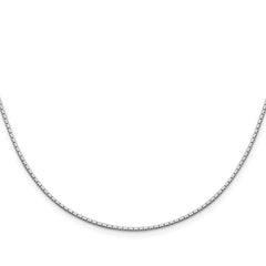 Sterling Silver 1.25mm Mirror Box ChainQPE24